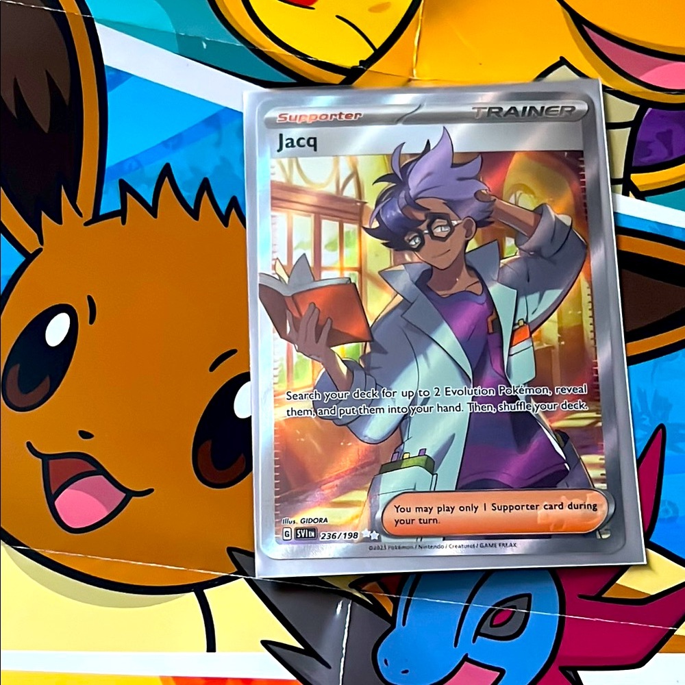 Jacq Trainer Scarlet & Violet Pokémon  Card